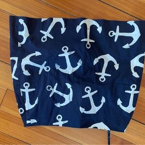 Nautical Anchor Print skirt